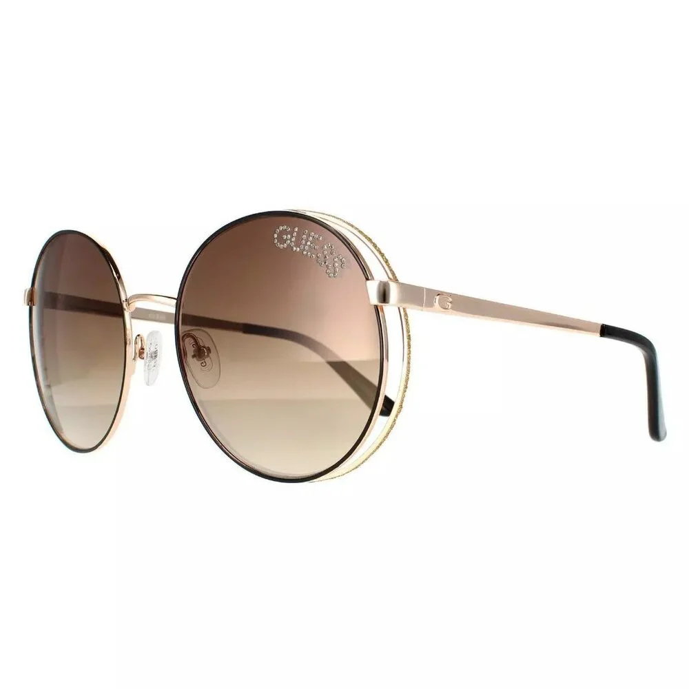 GUESS GU7697S-05G-60  Sunglasses Size 60mm 140mm 20 blackgold